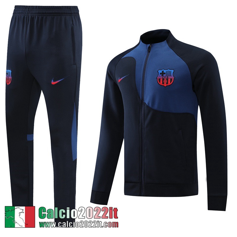 Barcellona Full Zip Giacca blu Uomo 2022 2023 JK475