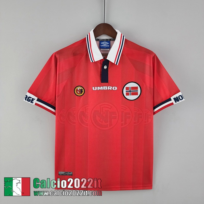 Norvegia Retro Maglia Calcio Prima Uomo 98 99 FG143