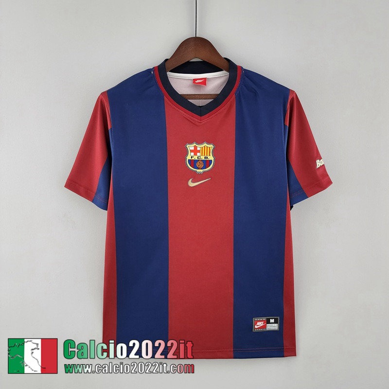 Barcellona Retro Maglia Calcio Prima Uomo 98 99 FG154