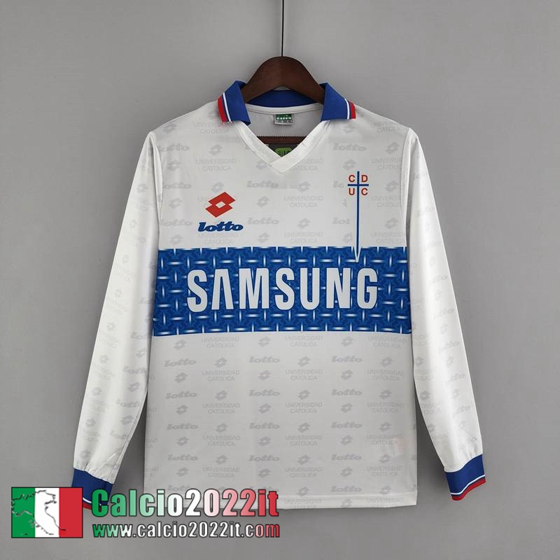 Deportivo Universidad Catolica Retro Maglia Calcio Third Uomo Manga Larga 1996 FG156