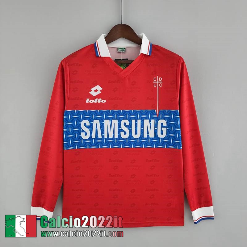 Deportivo Universidad Catolica Retro Maglia Calcio Third Uomo Manga Larga 1996 FG157