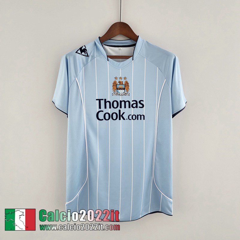 Manchester City Retro Maglia Calcio Prima Uomo 08 09 FG166