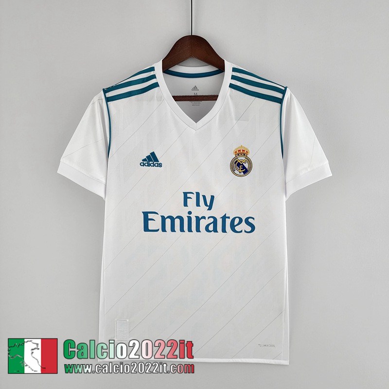 Real Madrid Retro Maglia Calcio Prima Uomo 17 18 FG193