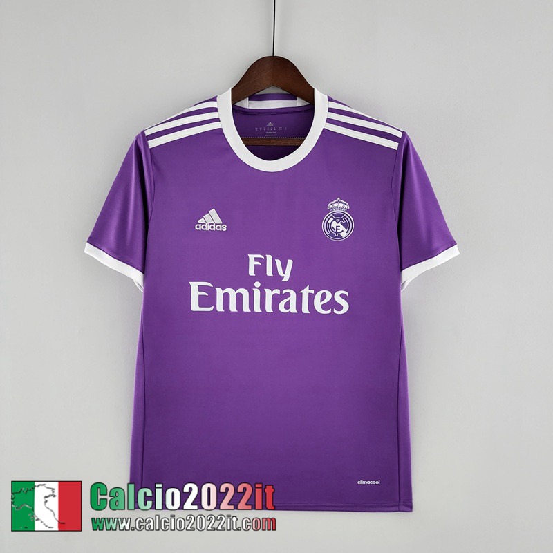 Real Madrid Retro Maglia Calcio Seconda Uomo 17 18 FG199