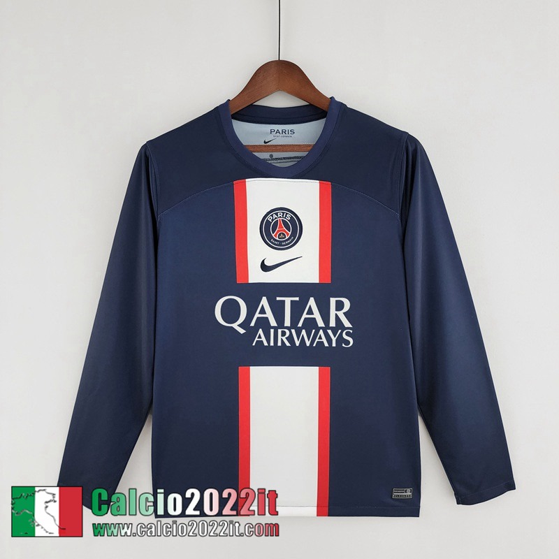 PSG Maglia Calcio Prima Uomo Manga Larga 2022 2023 KL09