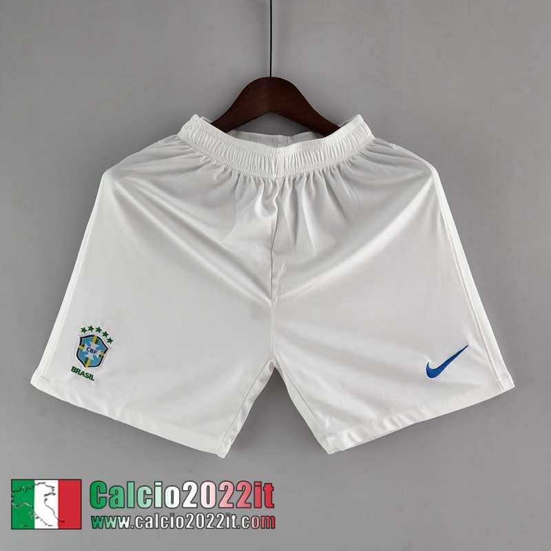 Brasile Pantaloncini Calcio Bianco Uomo 2022 DK167