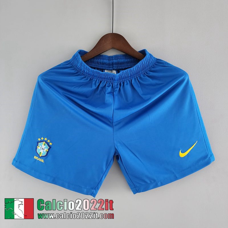 Brasile Pantaloncini Calcio Blu Uomo 2022 DK168