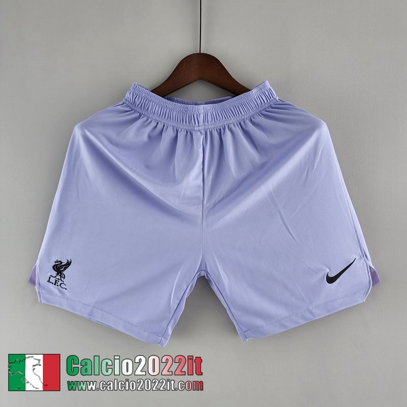 Liverpool Pantaloncini Calcio Viola Uomo 2022 2023 DK178