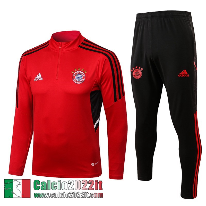 Bayern Monaco Tute Calcio rosso Uomo 2022 2023 TG352