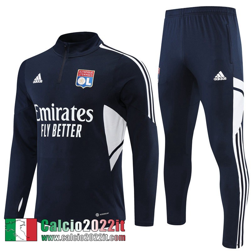 Olympique Lione Tute Calcio blu Uomo 2022 2023 TG319