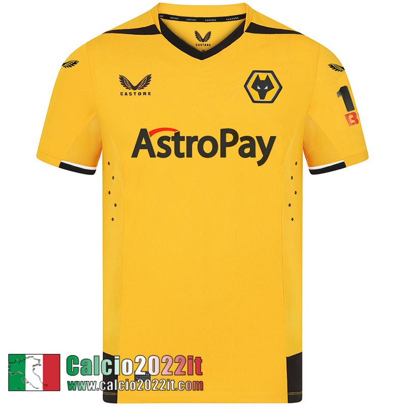 Wolverhampton Wanderers Maglia Calcio Prima Uomo 2022 2023