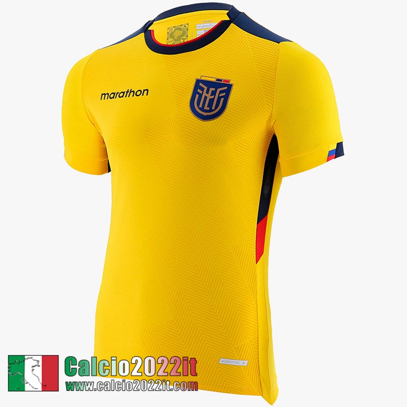 Equateur Maglia Calcio Prima Uomo Coppa del Mondo 2022