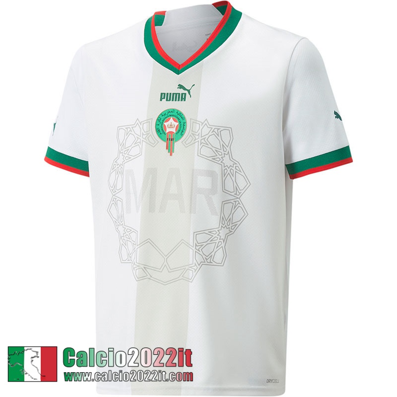 Marocco Maglia Calcio Seconda Uomo Coppa del Mondo 2022