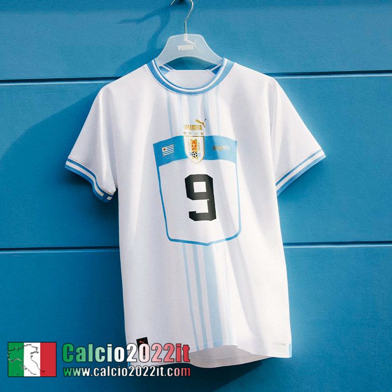 Uruguay Maglia Calcio Seconda Uomo Coppa del Mondo 2022