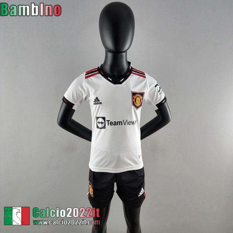 Manchester United Maglia Calcio Seconda Bambini 2022 2023 AK73