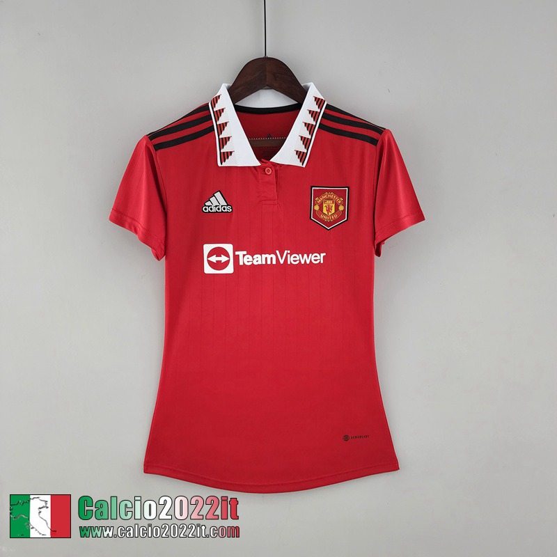 Manchester United Maglia Calcio Prima Donna 2022 2023 AW57