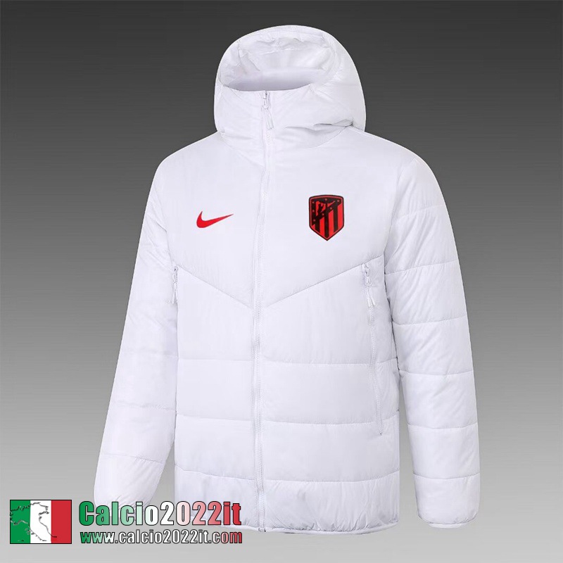 Atletico Madrid Piumino Calcio Bianco Uomo 2022 2023 DD84