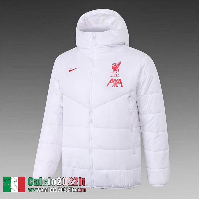 Liverpool Piumino Calcio Bianco Uomo 2022 2023 DD93