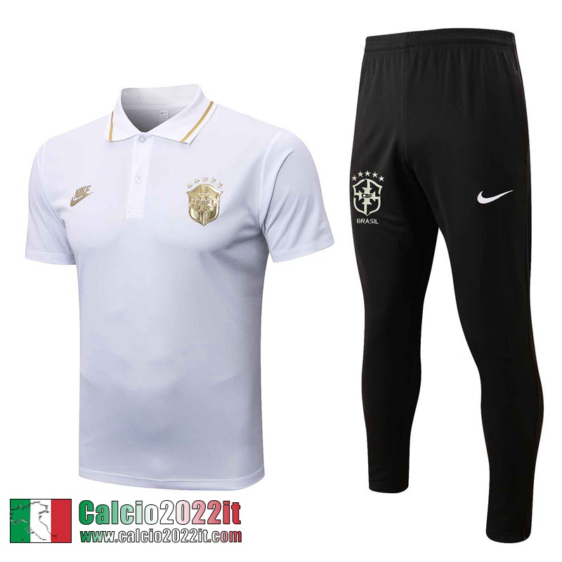 Brasile Polo Shirts Bianco Uomo 2022 2023 PL610