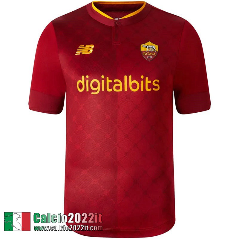 AS Roma Maglia Calcio Prima Uomo 2022 2023