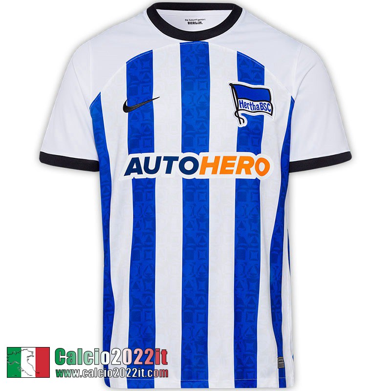 Hertha Berlin Maglia Calcio Prima Uomo 2022 2023