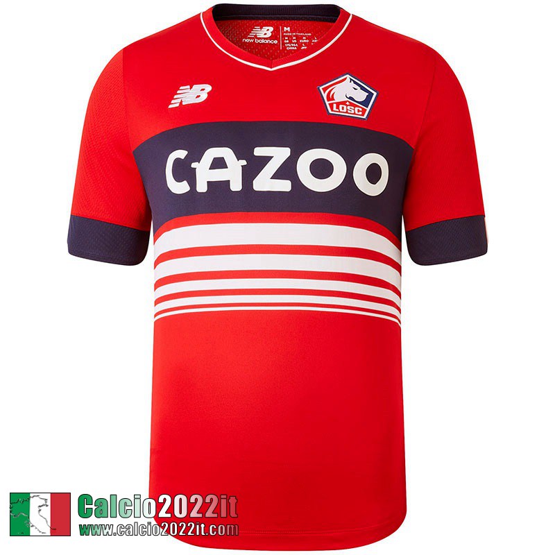 Lille OSC Maglia Calcio Prima Uomo 2022 2023