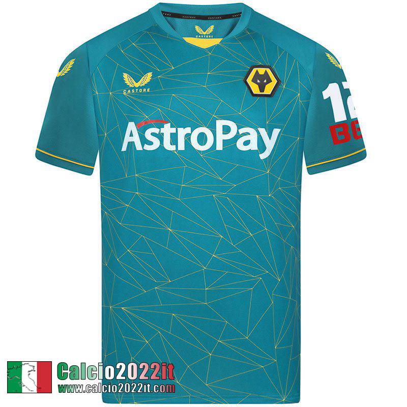 Wolverhampton Wanderers Maglia Calcio Seconda Uomo 2022 2023