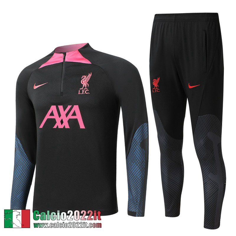 Liverpool Tute Calcio Nero Uomo 2022 2023 TG456