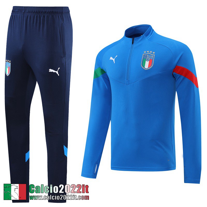 Italia Tute Calcio blu Uomo 2022 2023 TG459