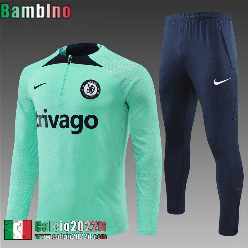 Chelsea Tute Calcio verde chiaro Bambini 2022 2023 TK352