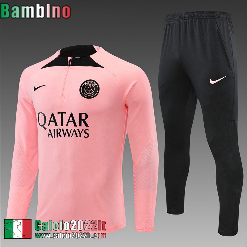 PSG Paris Tute Calcio rosa Bambini 2022 2023 TK357