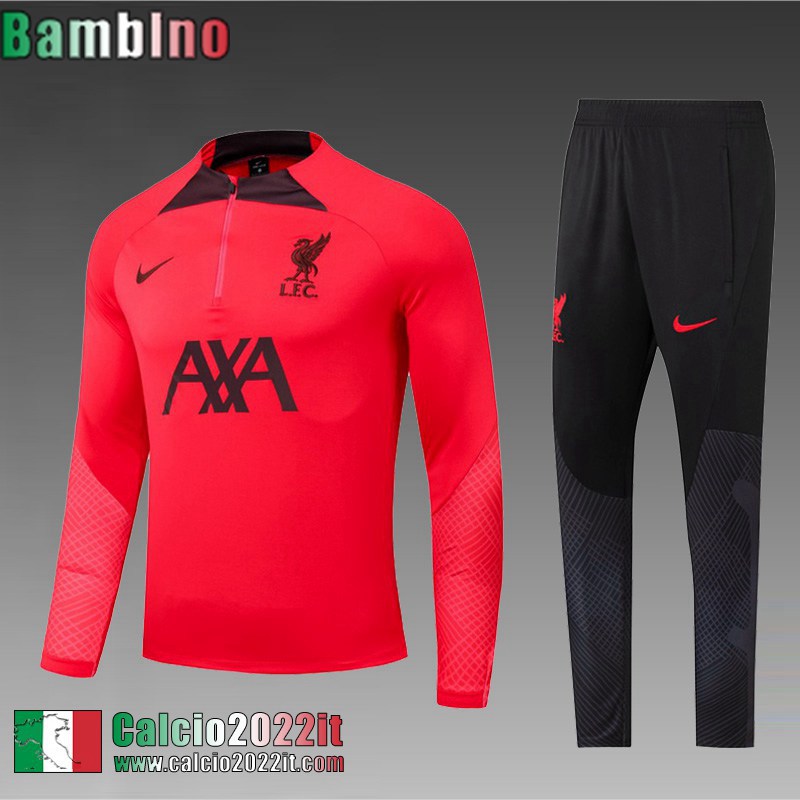 Liverpool Tute Calcio rosso Bambini 2022 2023 TK382