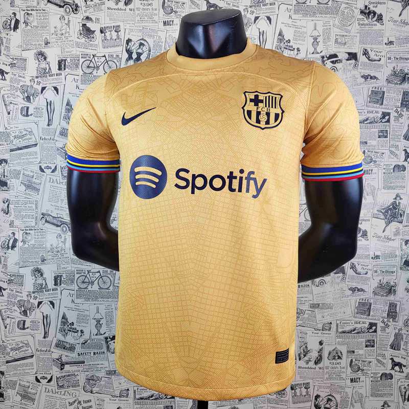 Barcellona Maglia Calcio Seconda Uomo 2022 2023 - U12