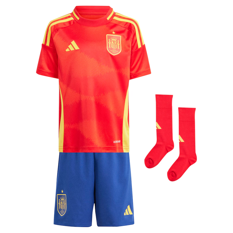 Maglia Calcio Spagna Prima Bambini EURO 2024