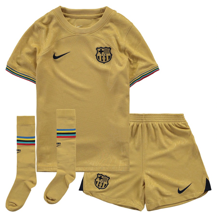 Barcellona Maglia Calcio Seconda Bambini 2022 2023