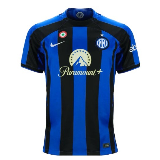 Inter Milan Maglia Calcio Prima Paramount+ Uomo 2022 2023