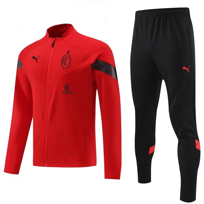 AC Milan Full-Zip Giacca rosso Uomo 2022 2023 JK510-2