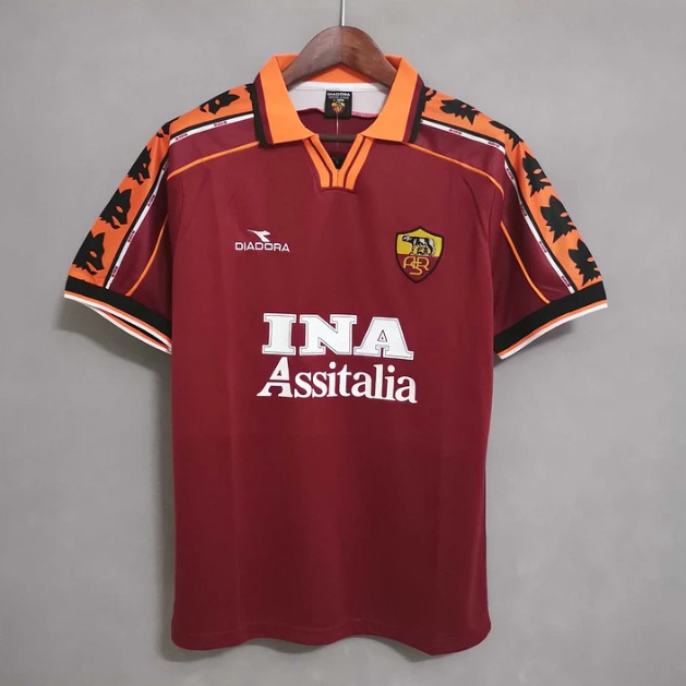 Roma Retro Maglia Calcio Seconda Uomo 00-01 FGB322