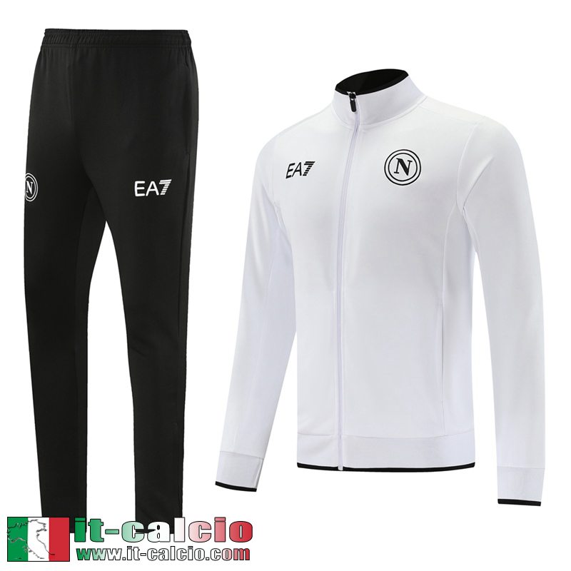 Nap0li Full-Zip Bianco Uomo 2023 2024 B41