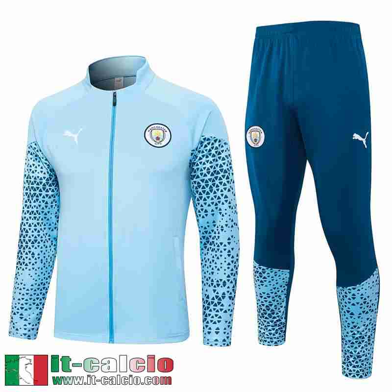 Manchester City Full-Zip azzurro Uomo 2023 2024 B45