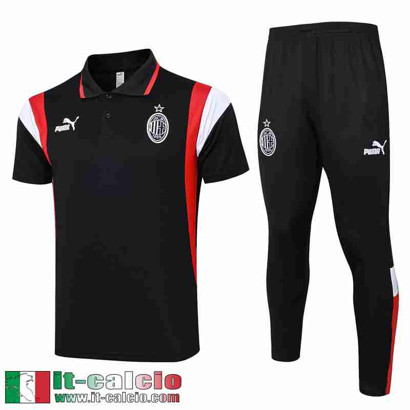 AC Milan Polo Shirts nero Uomo 2023 2024 E09