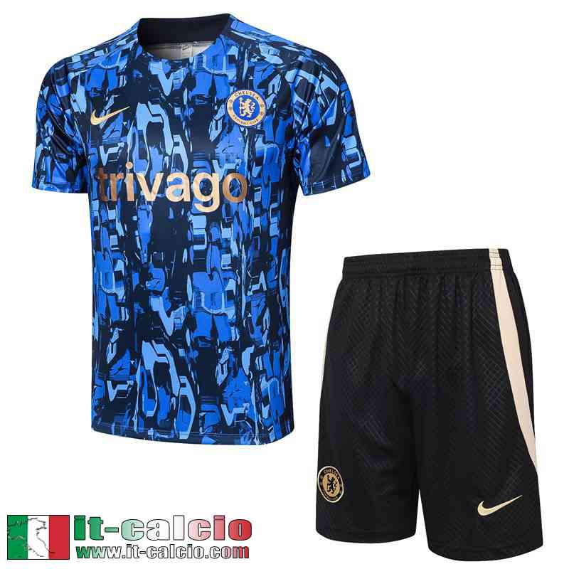 Chelsea Tute Calcio T Shirt blu Uomo 2023 2024 A133