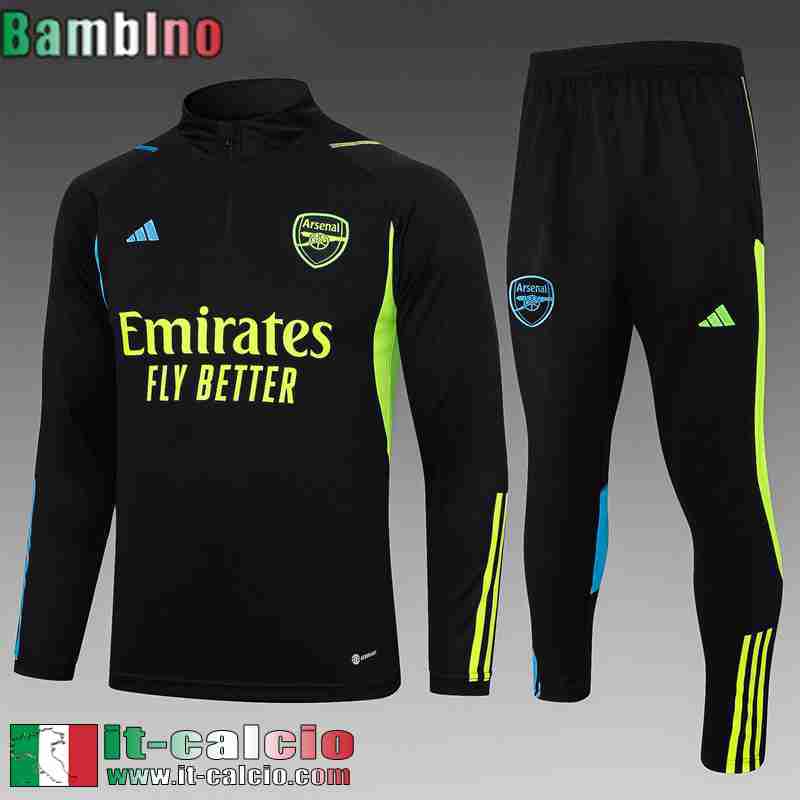 Arsenal Tute Calcio nero Bambino 2023 2024 C32