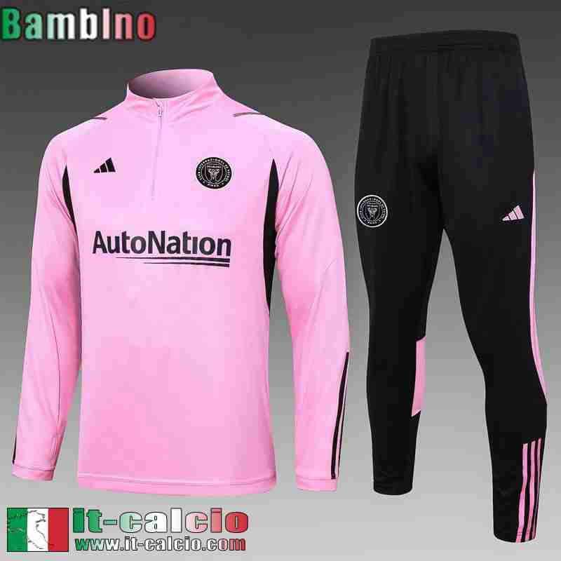 Inter Miami Tute Calcio rosa Bambino 2023 2024 C36