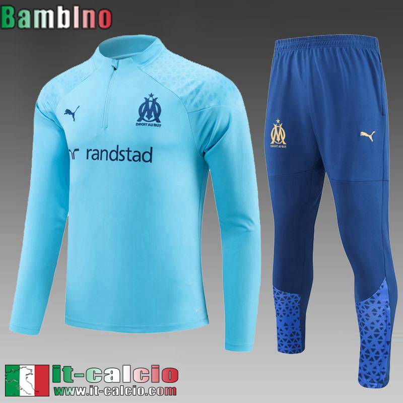 Marsiglia Tute Calcio cielo blu Bambino 2023 2024 C56