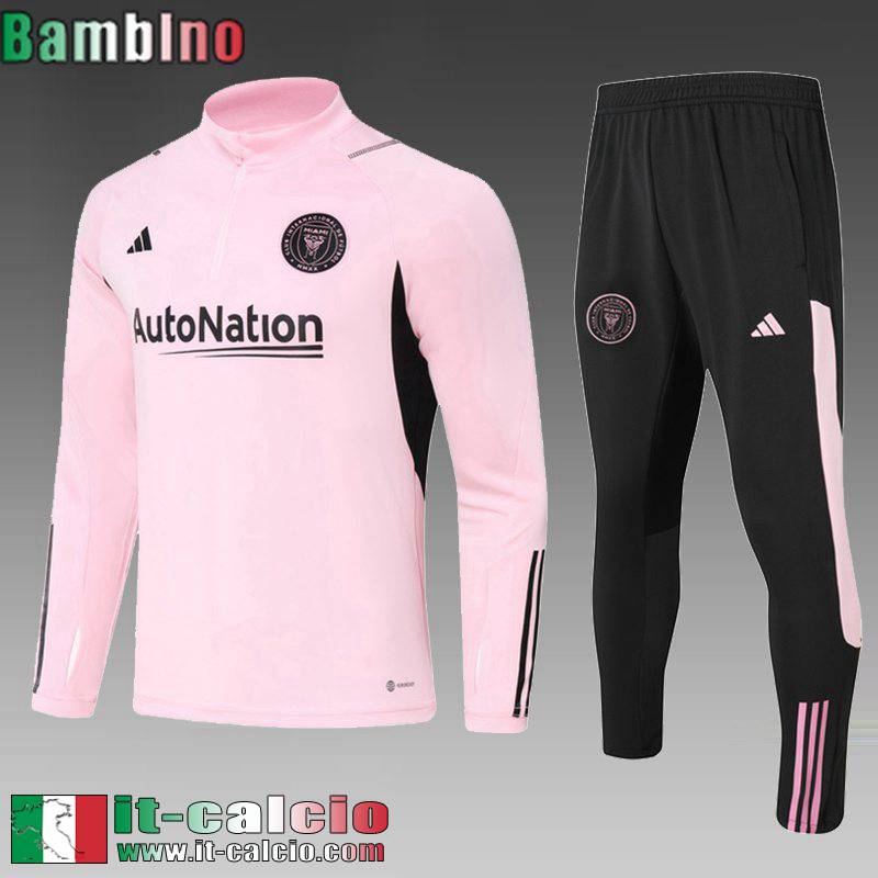 Inter Miami Tute Calcio rosa Bambino 2023 2024 C57