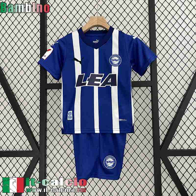 Alaves Maglia Calcio Prima Bambini 2023 2024