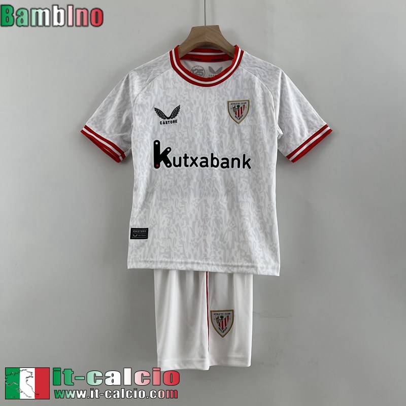 Athletic Bilbao Maglia Calcio Terza Bambini 2023 2024