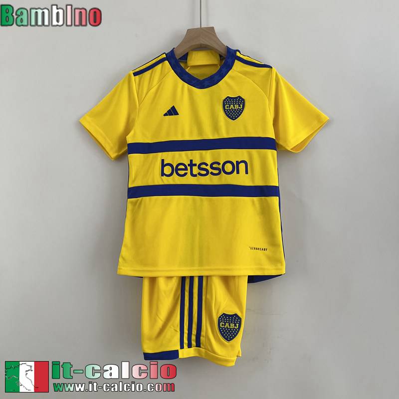 Boca Juniors Maglia Calcio Seconda Bambini 2023 2024