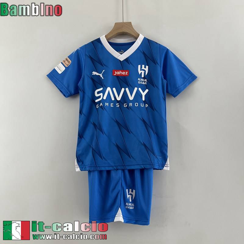 Al Hilal Maglia Calcio Prima Bambini 2023 2024